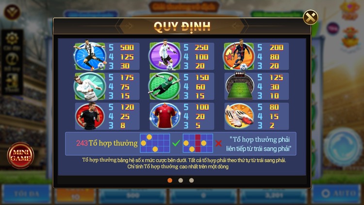 Quy định nổ hũ Slot bóng đá