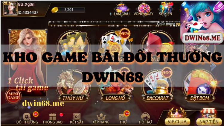 Cổng game bài DWIN68