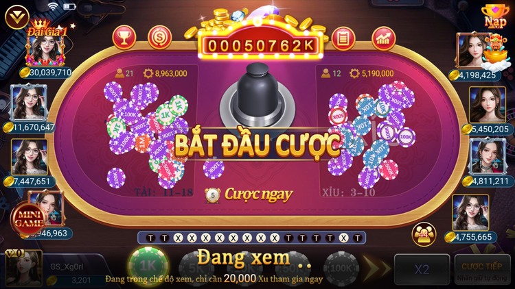 Chơi game tài xỉu DWIN